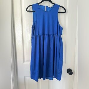 Gianni Bini Vibrant Blue Babydoll Dress